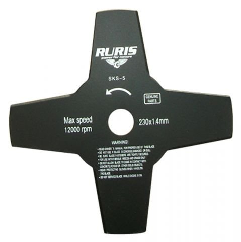 RURIS disk za rezanje trave sa 4 ivice za trimer 230×1.4mm - Image 2