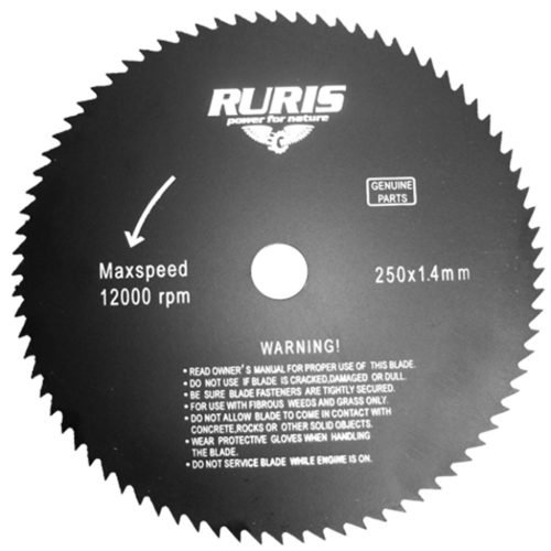 RURIS disk za rezanje trave sa 80 zuba 250×1.4mm