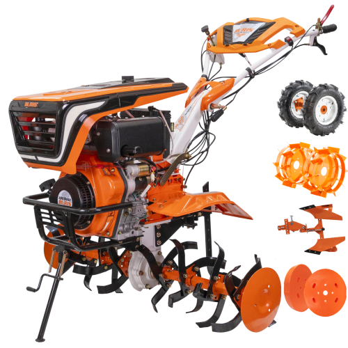 RURIS motorna kopačica kultivator freza 1001KSD Diesel 10KS 1250mm