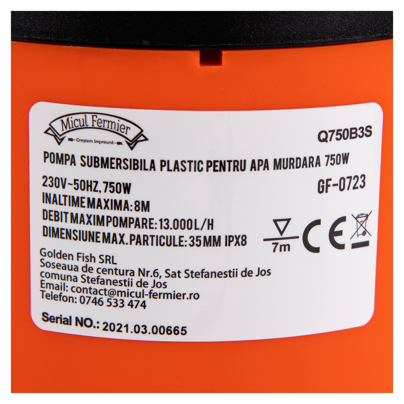 Pumpa za vodu GF-0723 - Image 3