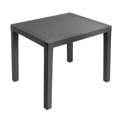 PROGARDEN Stol Poker antracit pravougaoni