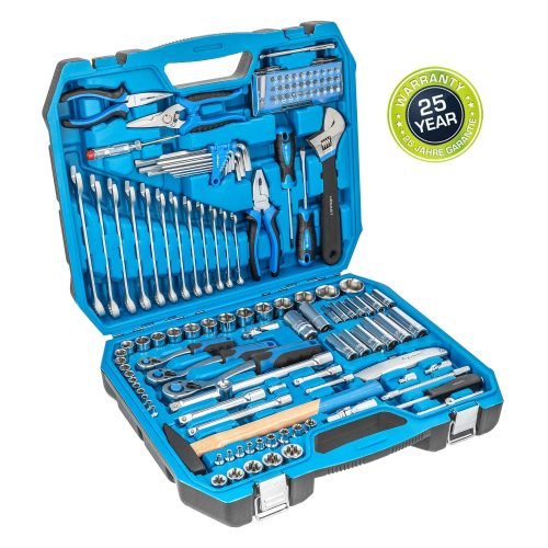 HOEGERT 131-dijelni set alata za domaćinstvo i radionicu 1/4″, 3/8″, 1/2″ HT1R439