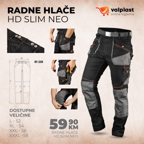 Radne hlače HD slim NEO