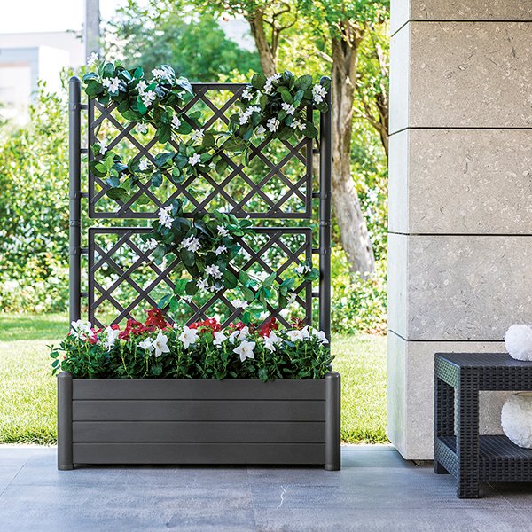 Kutija za cvijeće sa ljestvama Italia braon - Image 2