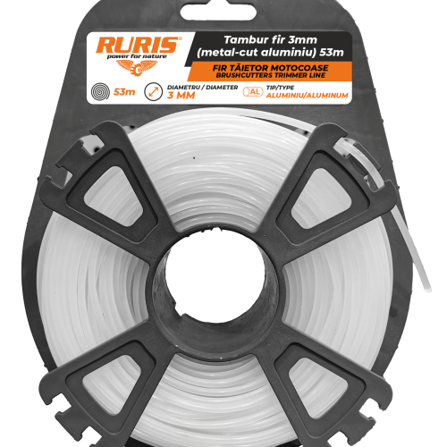 RURIS silk za trimer 3.0mmx53m Metal-Cut aluminij